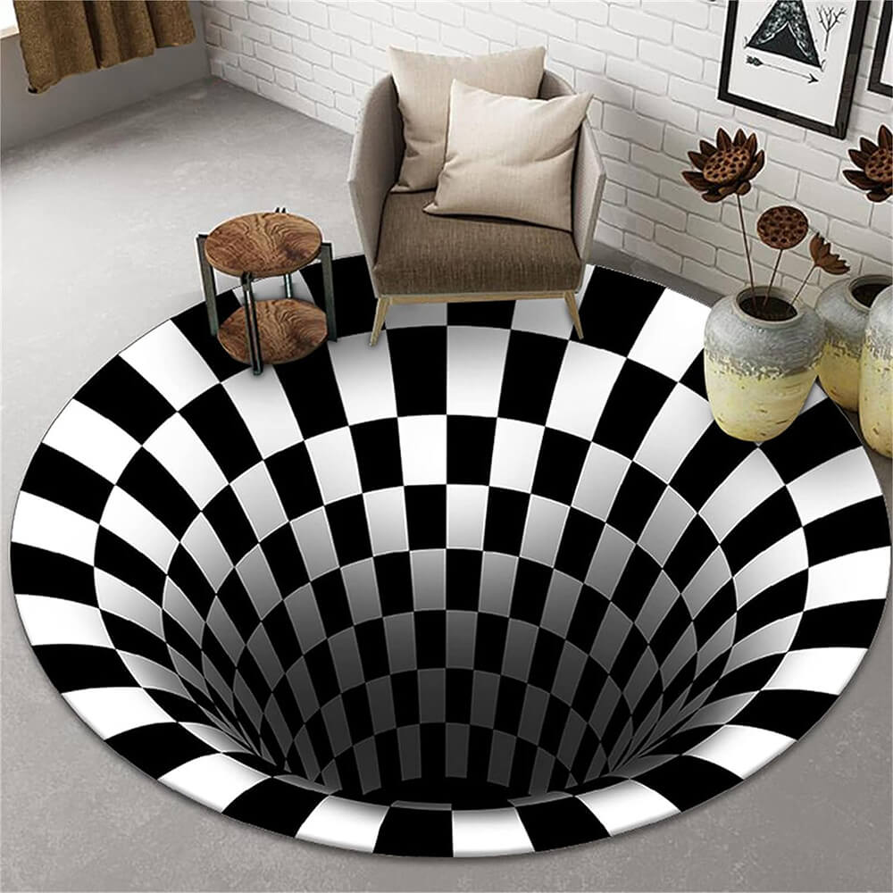 Optical Illusion Waterproof Rug