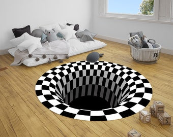 Optical Illusion Waterproof Rug
