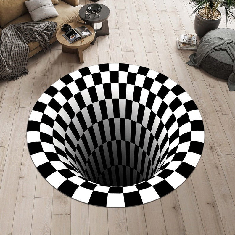 Optical Illusion Waterproof Rug