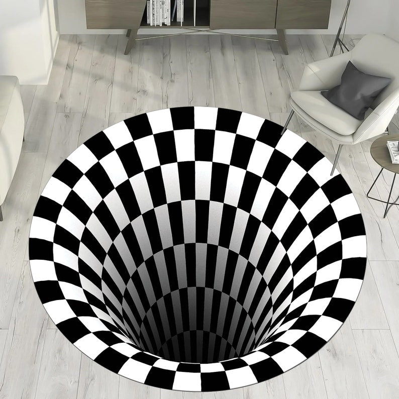 Optical Illusion Waterproof Rug