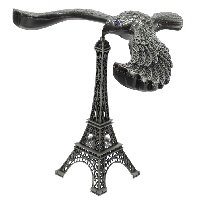 Metal Self Balancing Eagle With Eiffel Tower