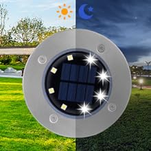 Solar Disc Garden Light (Free Delivery + COD Available)