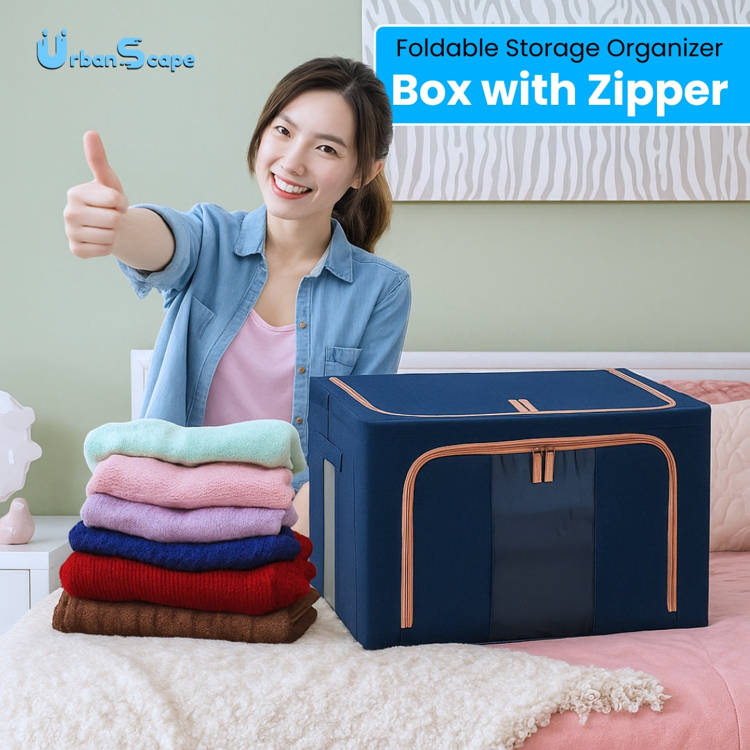 Foldable Clothes & Blanket Organizer