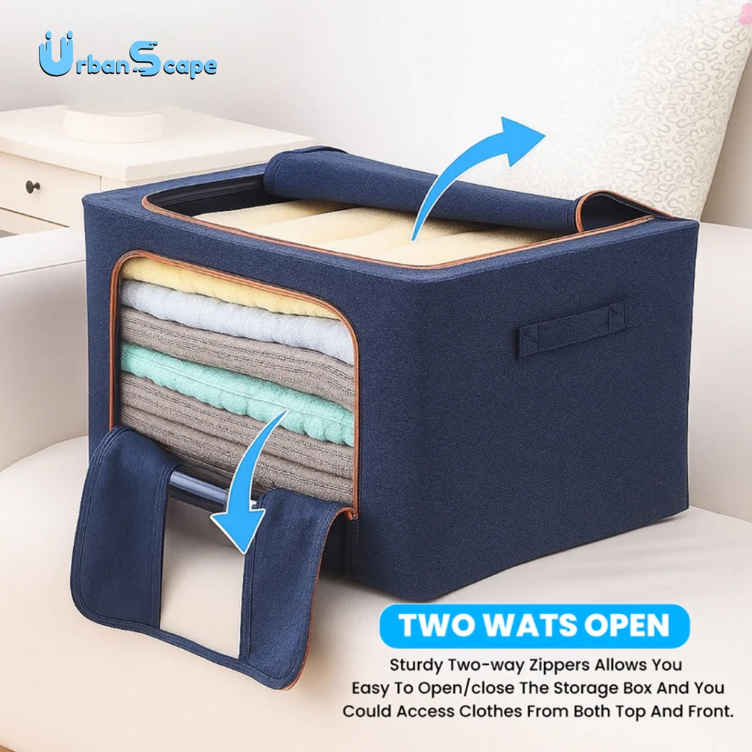 Foldable Clothes & Blanket Organizer