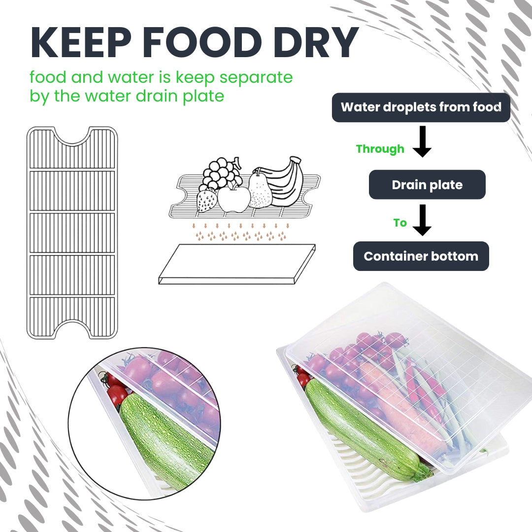 Fridge Storage Box and Organizer