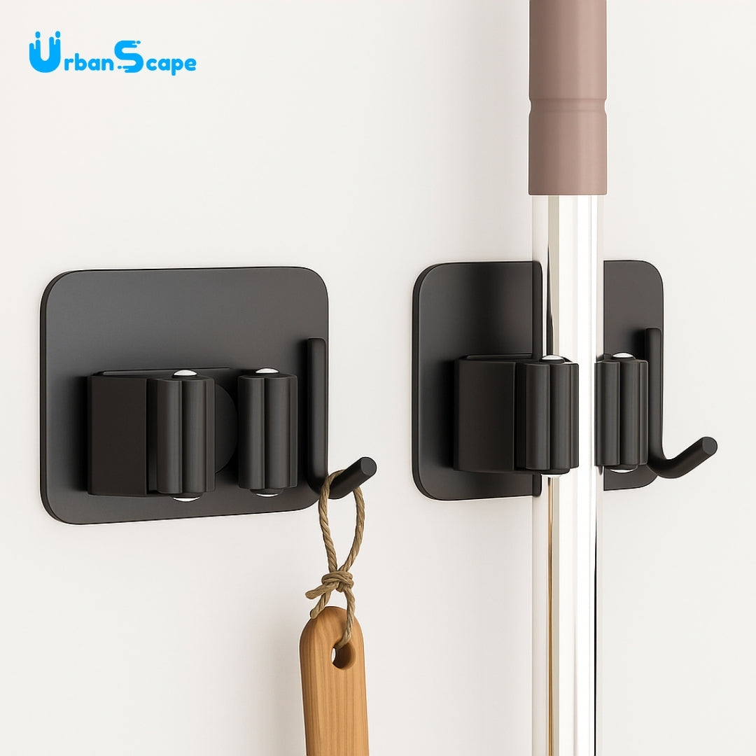 Stainless Steel Broom & Mop Holder