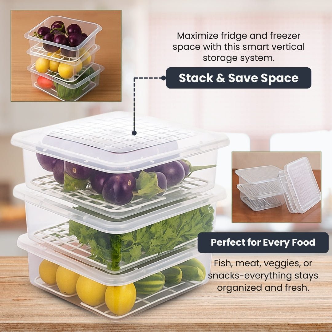Fridge Storage Box and Organizer