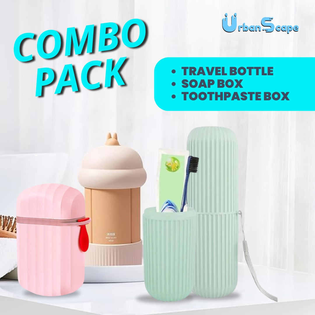 Travel Essentials Combo Pack – Compact and Convenient for Every Trip