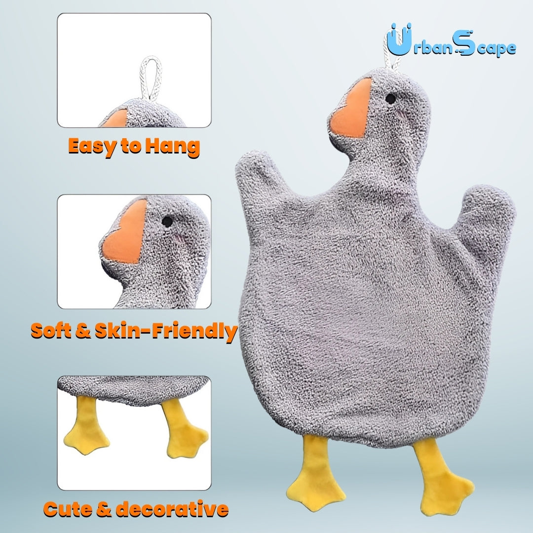 Duck Towel & Rotating Suction Hook Combo Pack