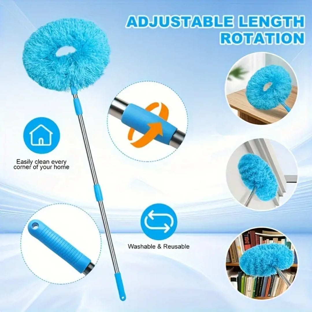 Combo Pack -Extendable Blue Mop & High-Pressure Water Nozzle