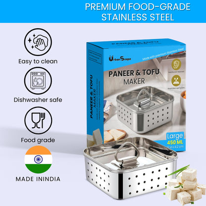 Paneer & Tofu Maker - Stainless Steel Kitchen Essential