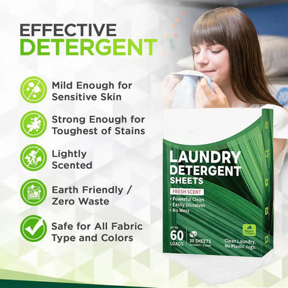 Laundry Detergent Sheets - A Powerful Clean in every wash