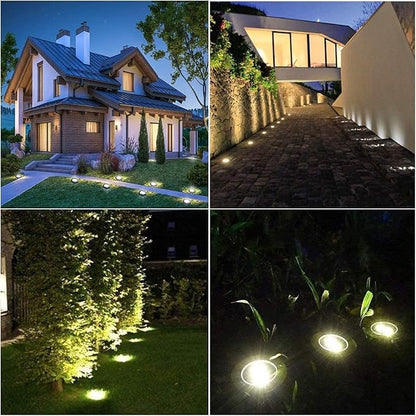 Solar Disc Garden Light (Free Delivery + COD Available)