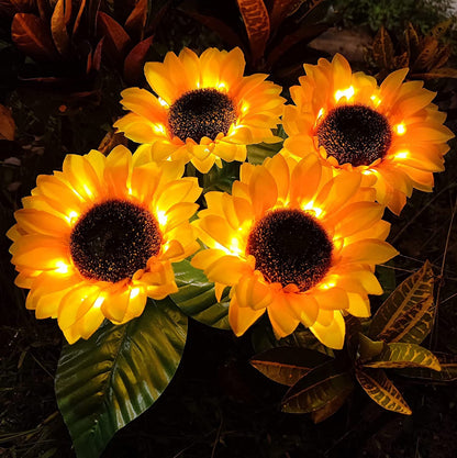 Solar Powered Flower Lights