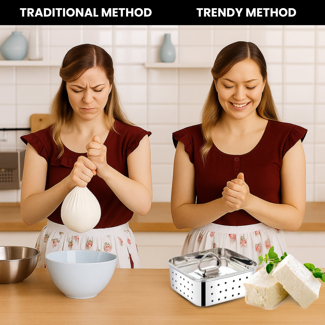 Paneer & Tofu Maker - Stainless Steel Kitchen Essential