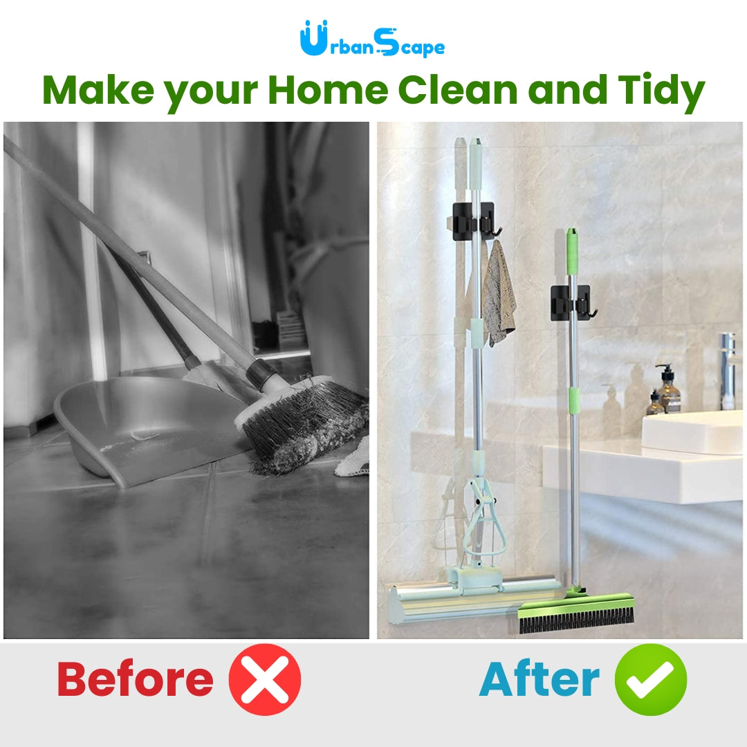 Stainless Steel Broom & Mop Holder