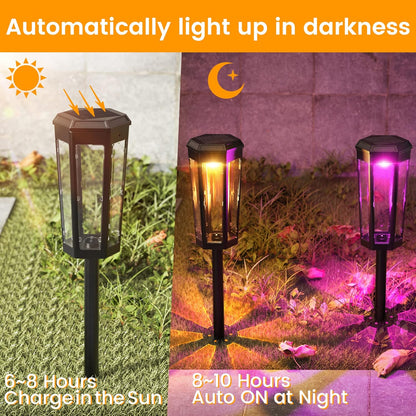 JACKYLED Solar Pathway Lights