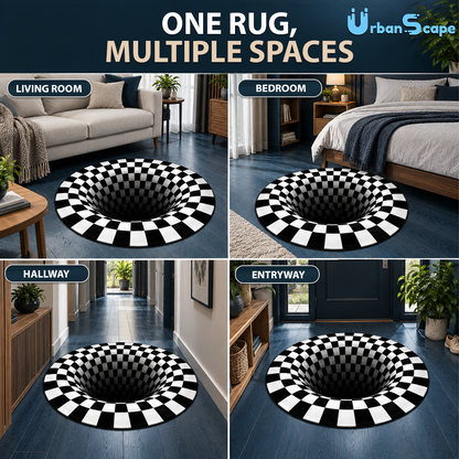 Optical Illusion Waterproof Rug