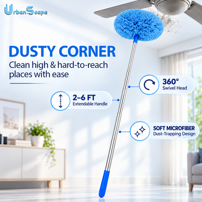 Extendable Dust Buster Mop -  (Ceiling fans & Under sofas & beds) etc.
