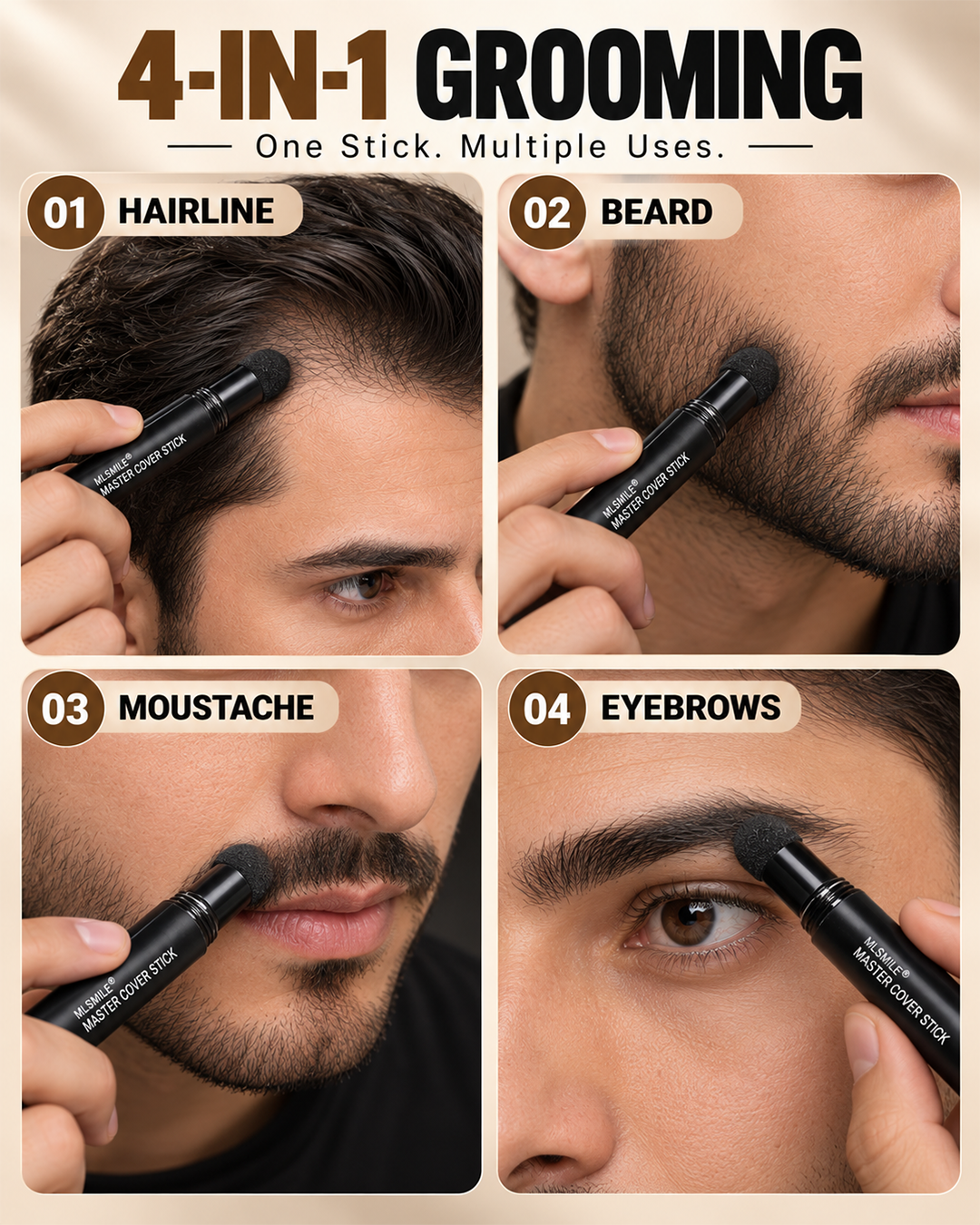 MLSMILE  Hairline & Contour Magic Stick (Unisex)
