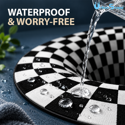 Optical Illusion Waterproof Rug