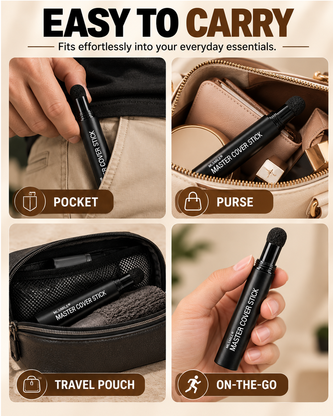 MLSMILE  Hairline & Contour Magic Stick (Unisex)