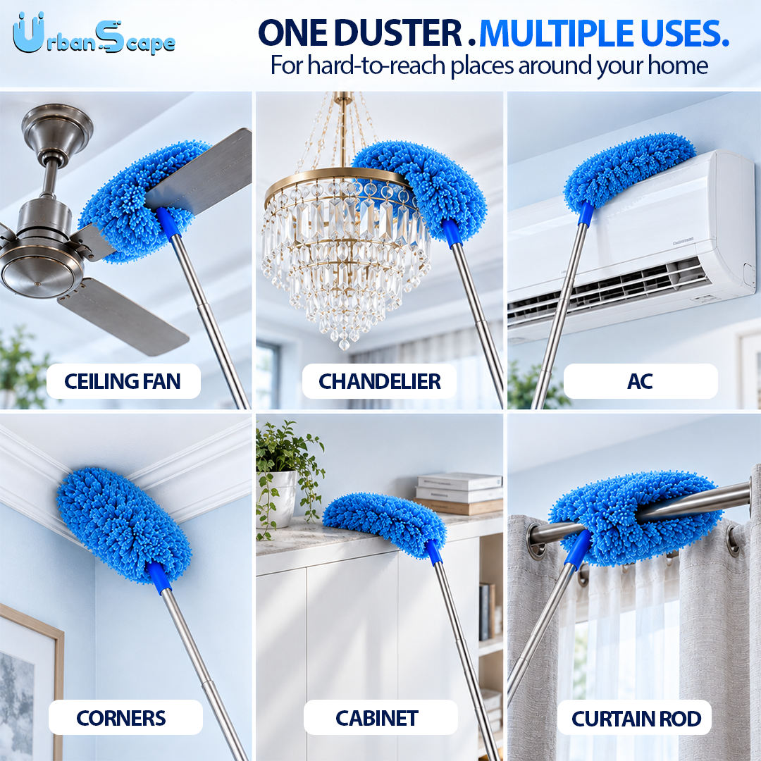 Extendable Dust Buster Mop -  (Ceiling fans & Under sofas & beds) etc.