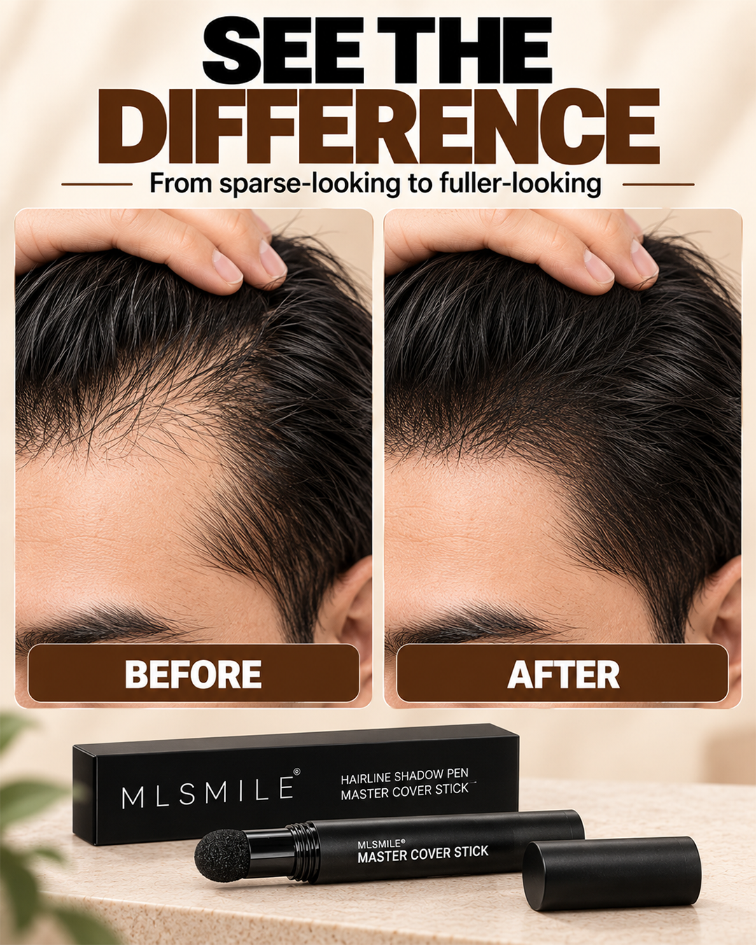 MLSMILE  Hairline & Contour Magic Stick (Unisex)