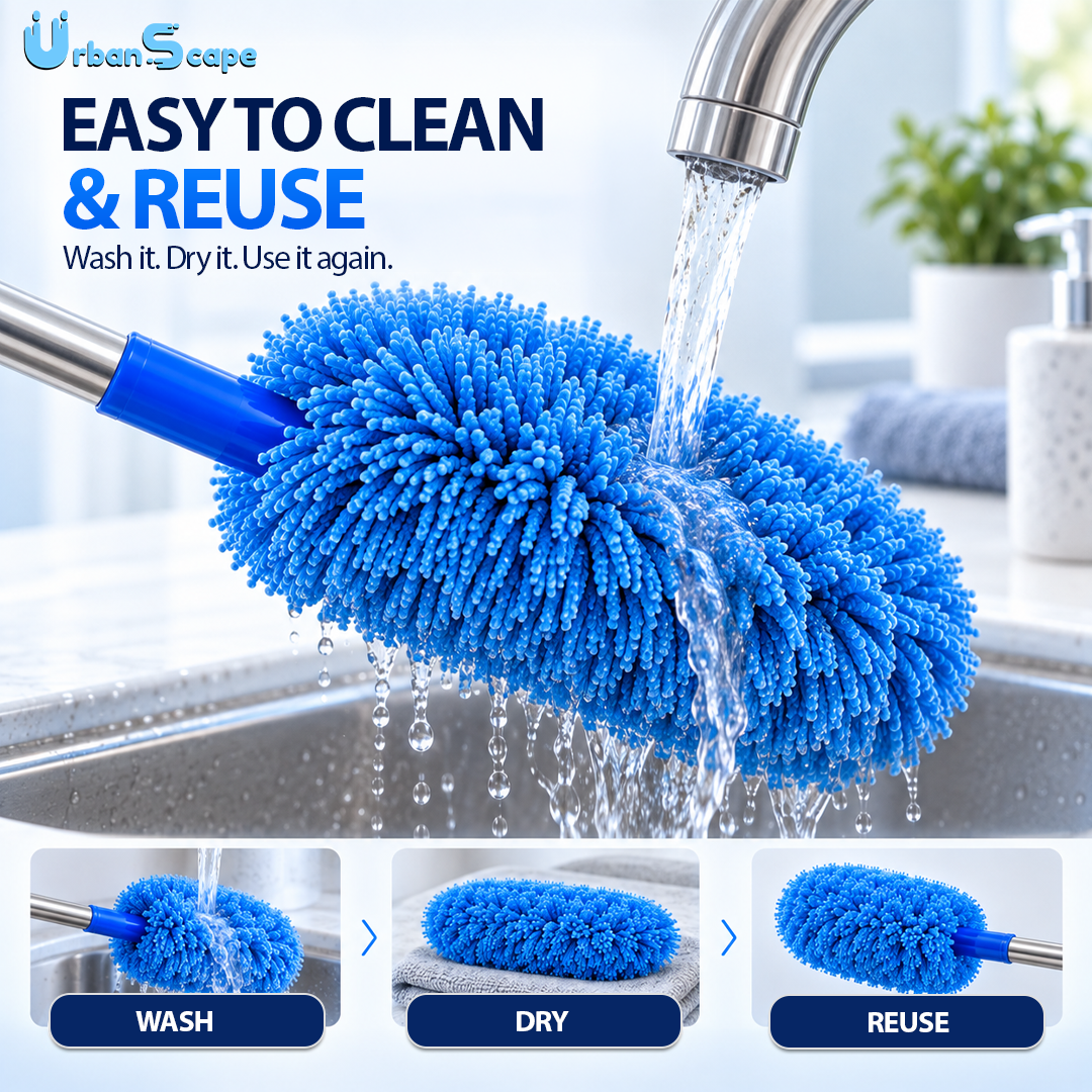 Extendable Dust Buster Mop -  (Ceiling fans & Under sofas & beds) etc.
