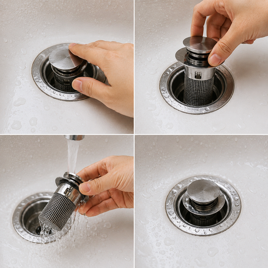 Premium Stainless Steel Drain Cover & Hair Catcher