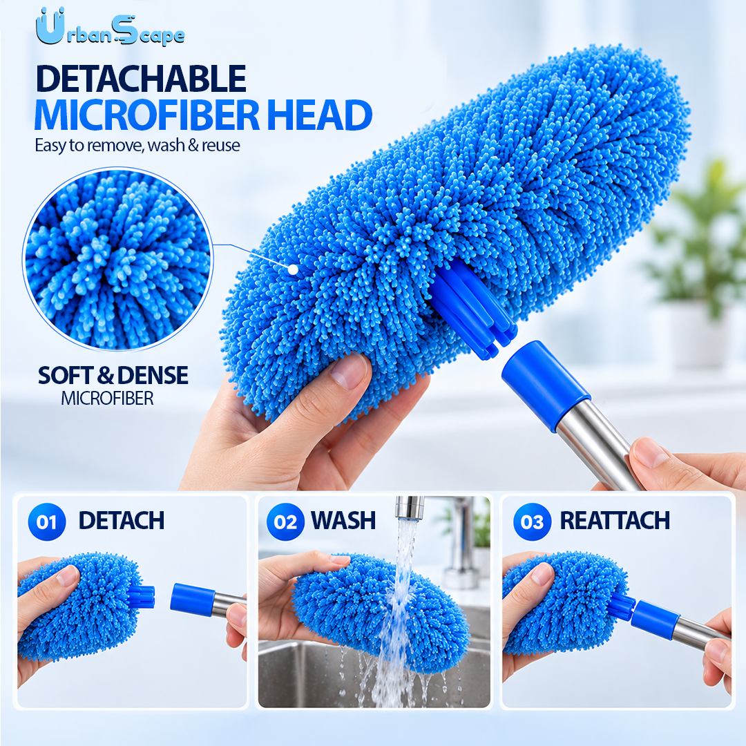 Extendable Dust Buster Mop -  (Ceiling fans & Under sofas & beds) etc.
