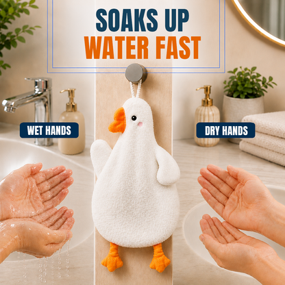 Duck Shaped Hand Towel With Strong Water Absorption