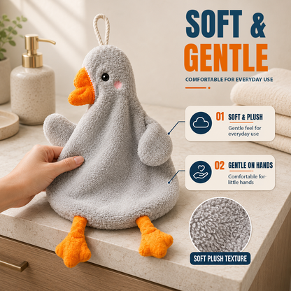 Duck Shaped Hand Towel With Strong Water Absorption