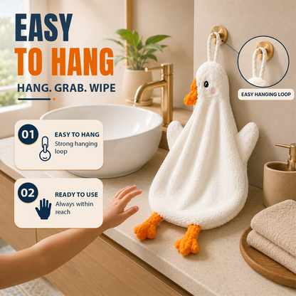 Duck Shaped Hand Towel With Strong Water Absorption