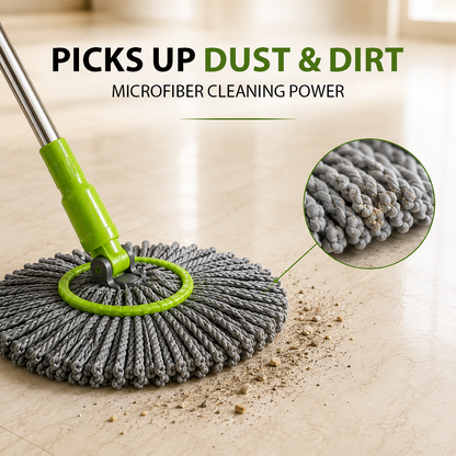 EcoSpin 2 in 1 Bamboo Mop