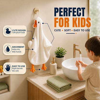 Duck Shaped Hand Towel With Strong Water Absorption