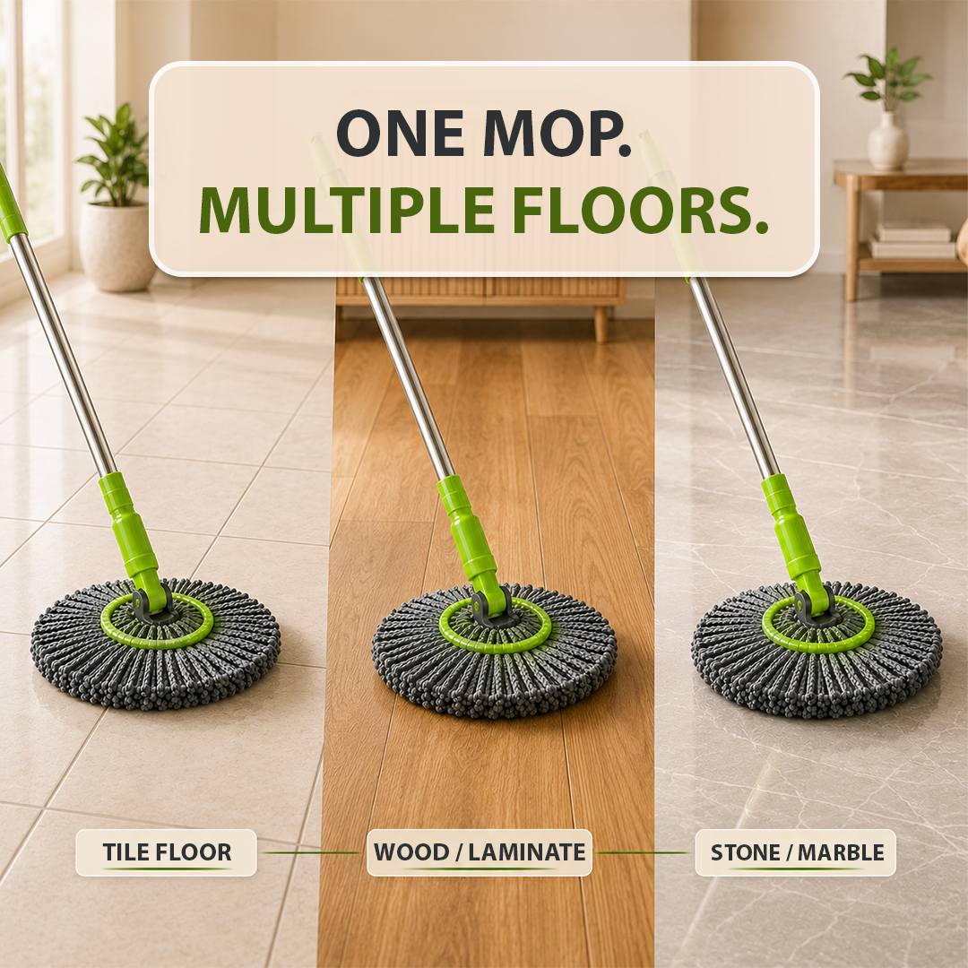 EcoSpin 2 in 1 Bamboo Mop