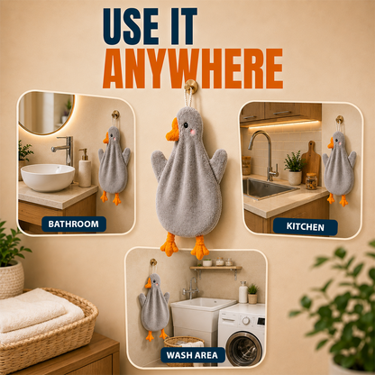 Duck Shaped Hand Towel With Strong Water Absorption