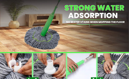 EcoSpin 2 in 1 Bamboo Mop