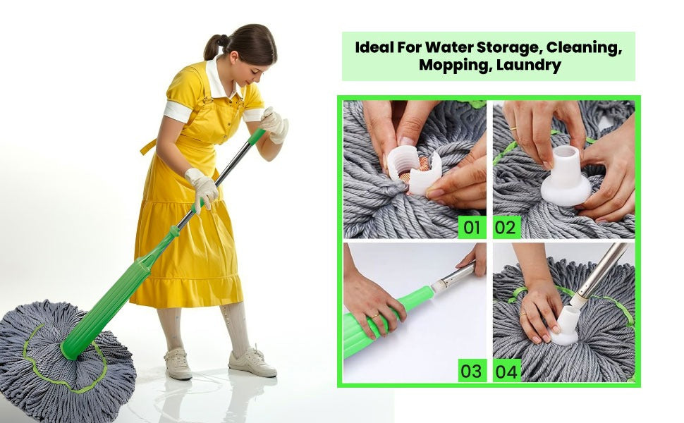 EcoSpin 2 in 1 Bamboo Mop