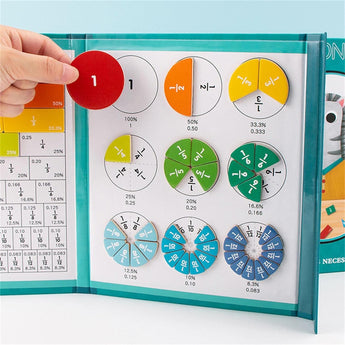 Fraction Learning Math Toy Book