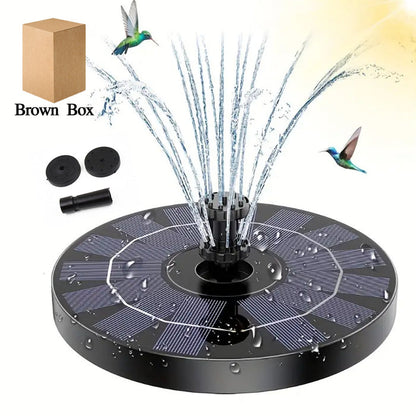 Solar Powered Floating Water Fountain