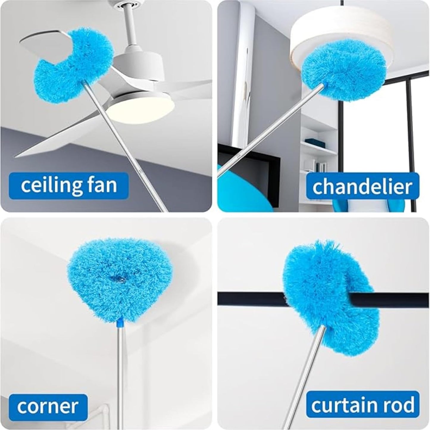 Extendable Dust Buster Mop -  (Ceiling fans & Under sofas & beds) etc.