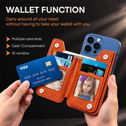 Phone Stand With Card Holder Wallet