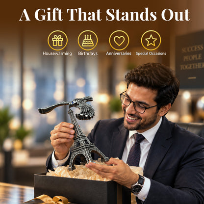 Balancing Eagle With Eiffel Tower Showpiece | Home Decor