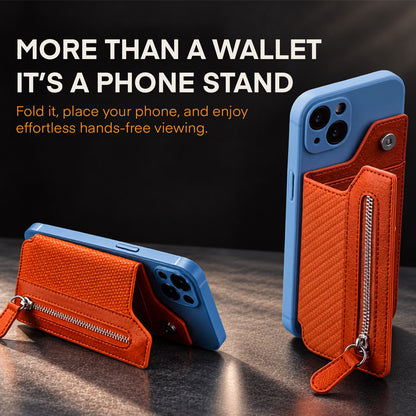 Phone Stand With Card Holder Wallet