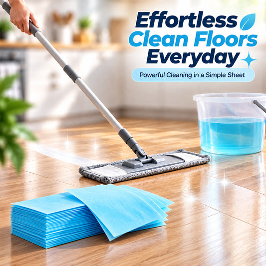 Quick Wash Bathroom Cleaning Sheets | 60 Sheets