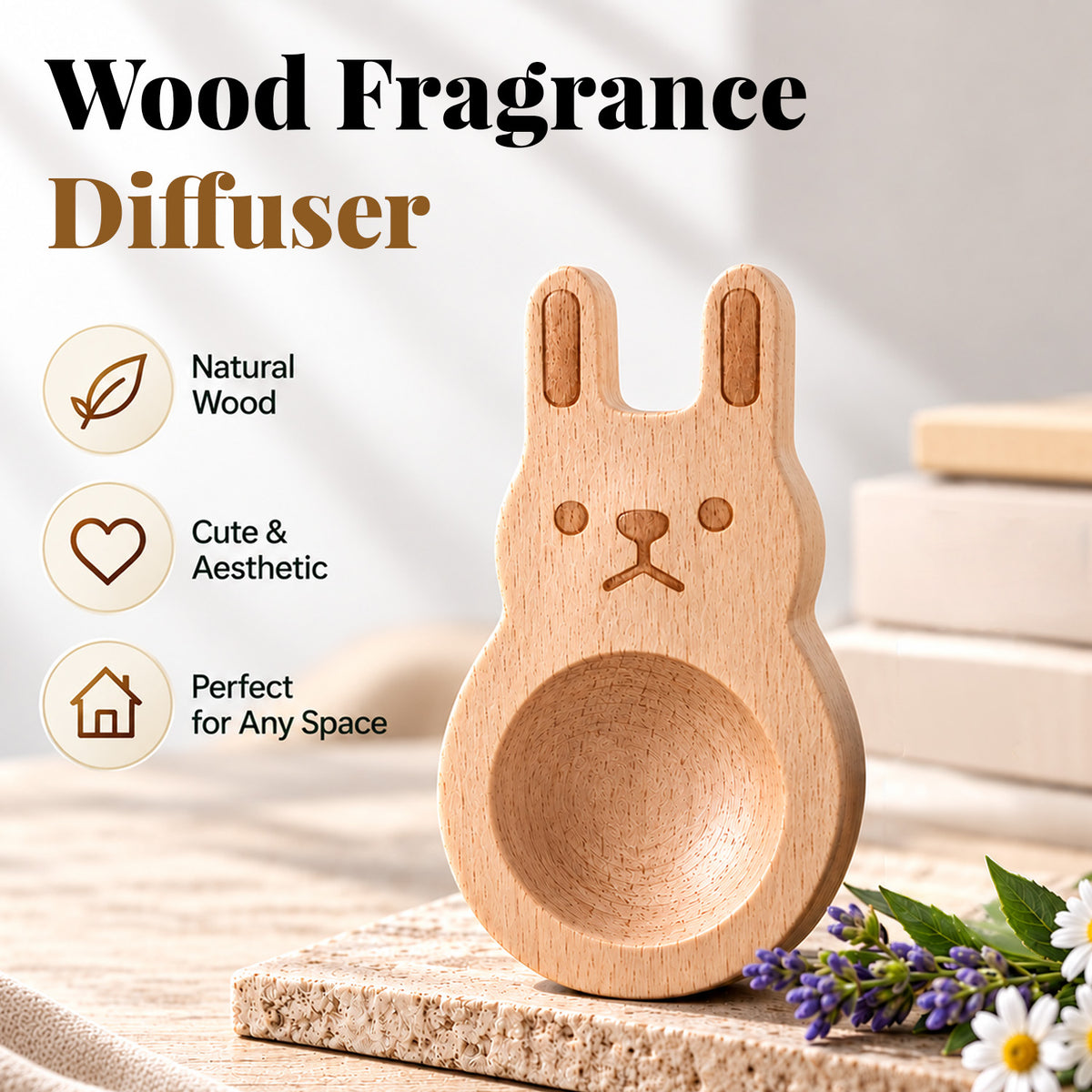 Wood Fragrance Diffuser (Pack of 5)