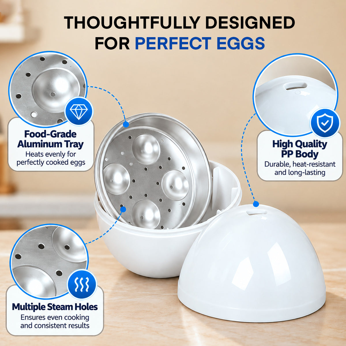 QuickEgg Microwave Egg Cooker